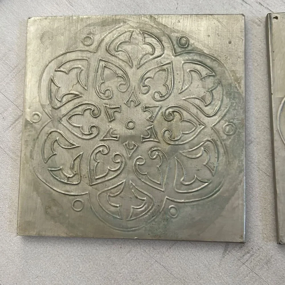 Pier 1 Silver Coaster Set